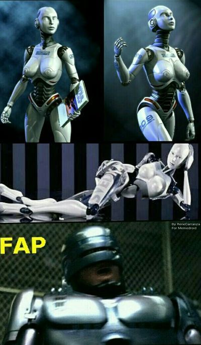 robot fap - meme