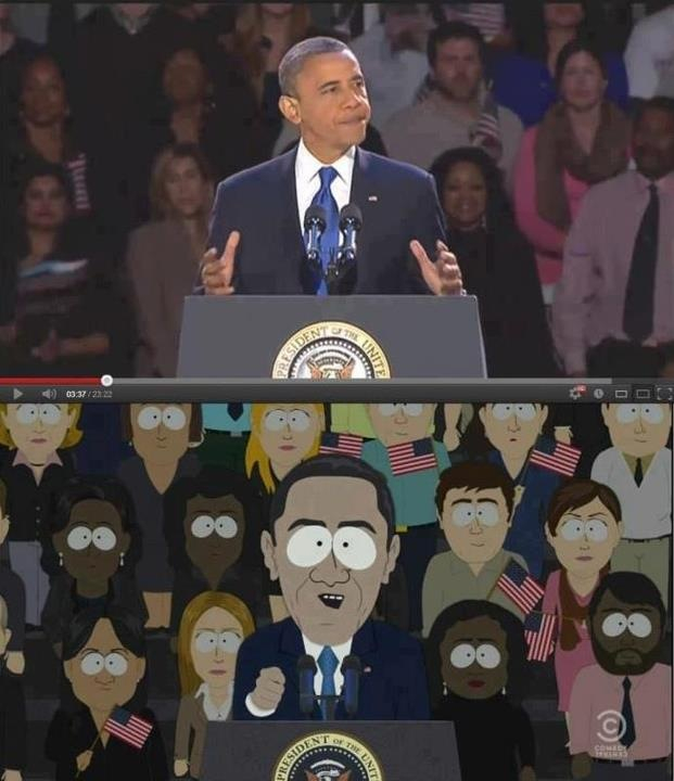 Obama South Park - meme