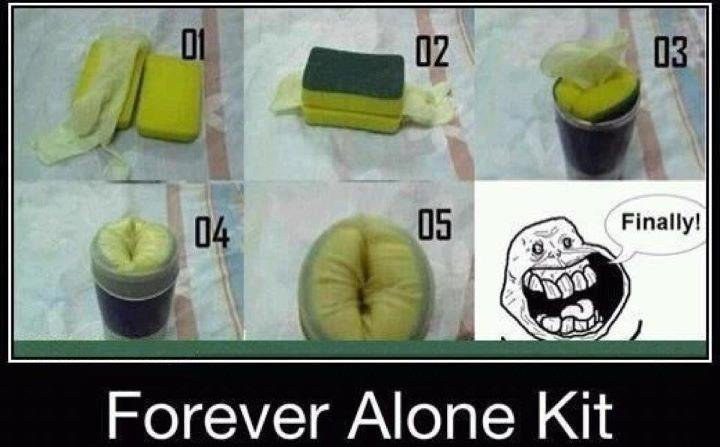 forever alone kit - meme