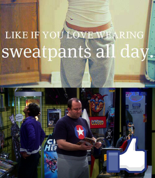 Captain Sweatpants does! - meme