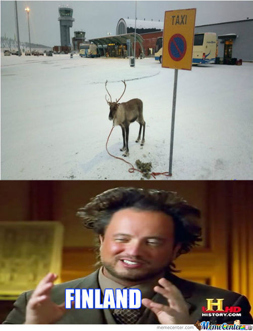 That reindeer never saw what came next... - meme
