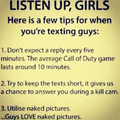Tips for the ladies