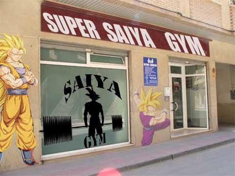super saiya gym - meme