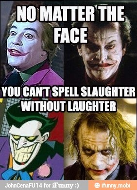 Joker > any other villian - meme