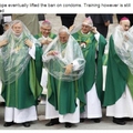 Pope lifts ban...