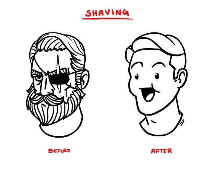 SHAVING! - meme