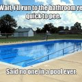 Those pool people...