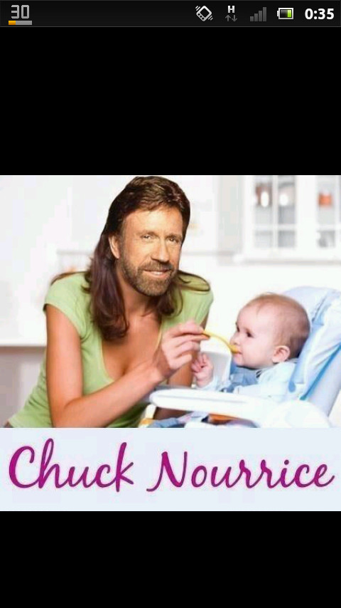 Chuck nourris :-P - meme