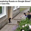 In Mother Russia Cat walks you-_-