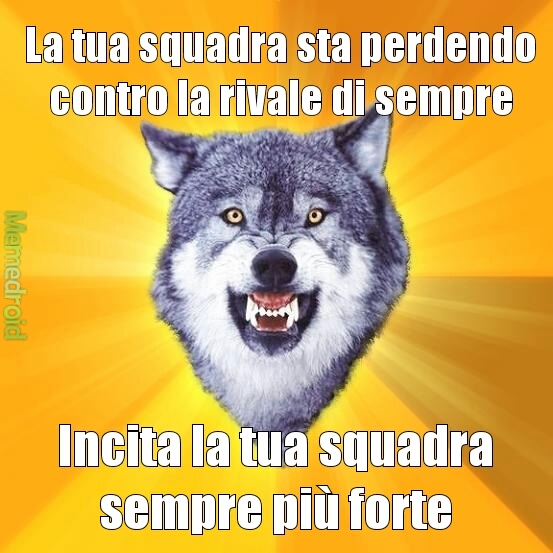 Utilizzo corretto courage wolf by Daniele1926 - meme