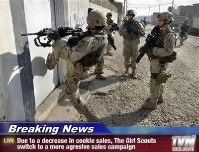 who do you called when you can't sell cookies - meme