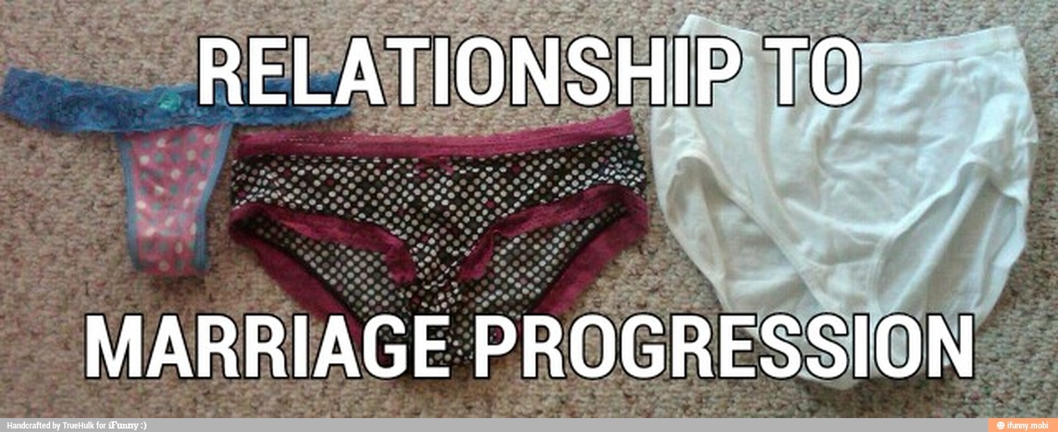 relationship to marriage progression - meme