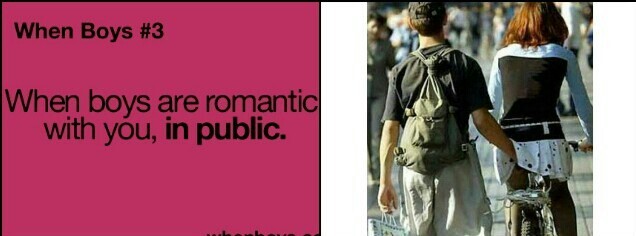 when boys are romantic in public - meme