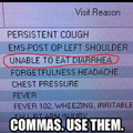 Comma makes a big difference