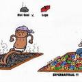 Lego vs hot rocks
