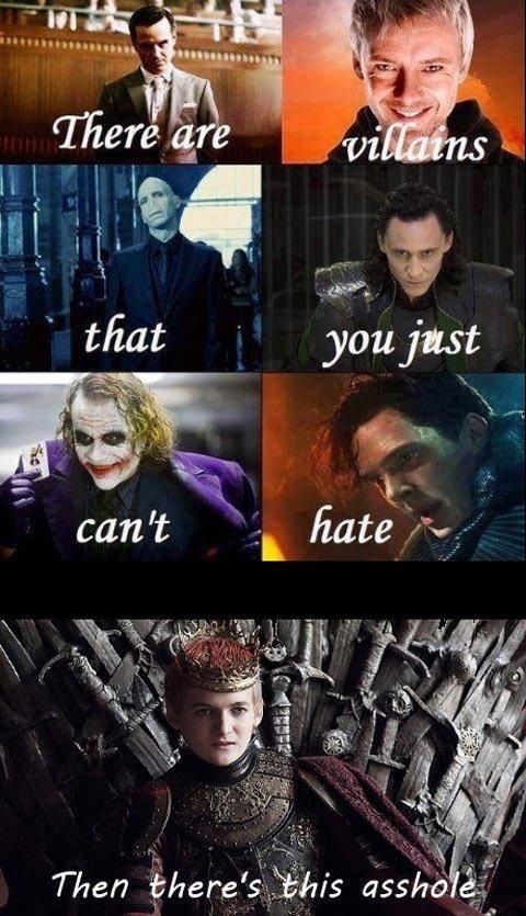 Which villain is your favourite?  - meme