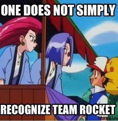 team rocket blasts off!! - meme