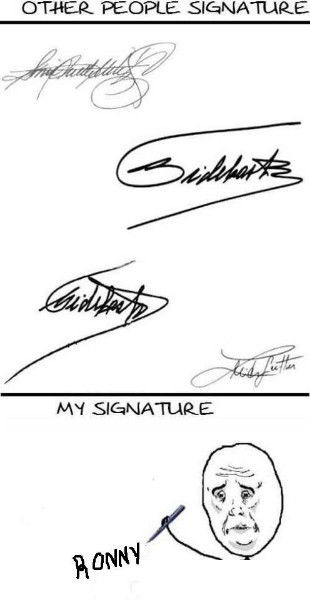 signature - meme