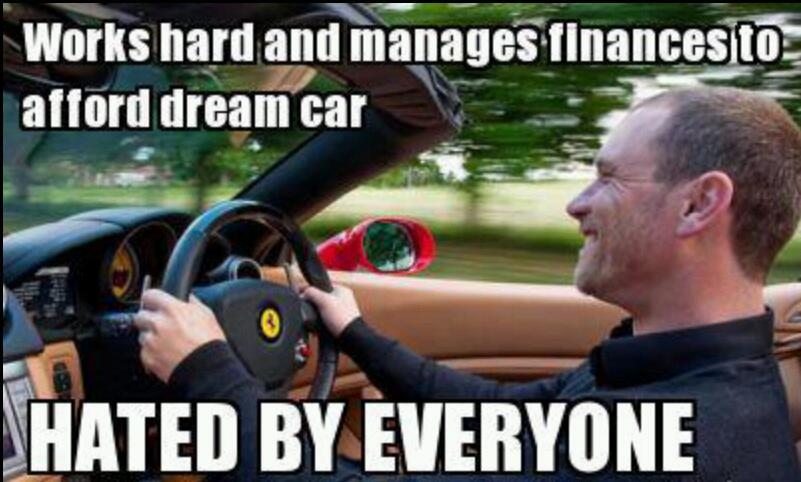 Misunderstood Ferrari owner - meme
