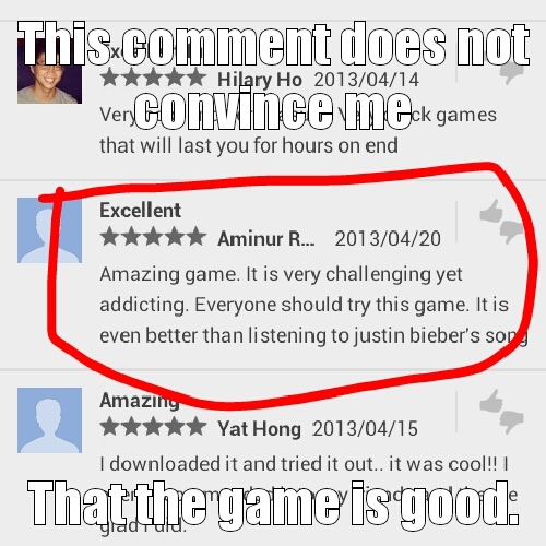 Because anything is better than listening to a Justin Bieber song. - meme