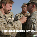 chuck norris is the most bad ass being on the planet...