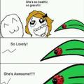angry ladybug is angry