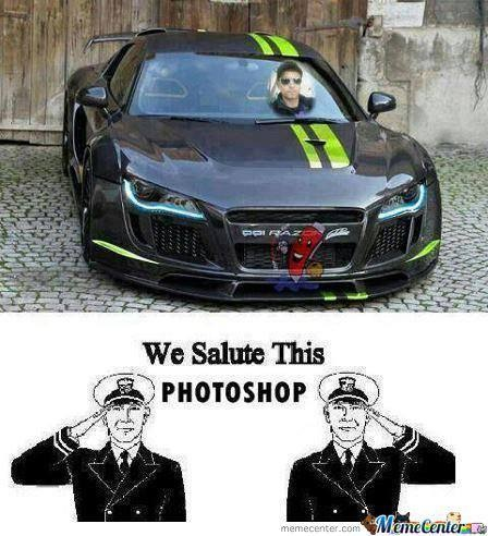 a salute to this photoshop - meme