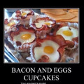 bacon and egg cupcakes