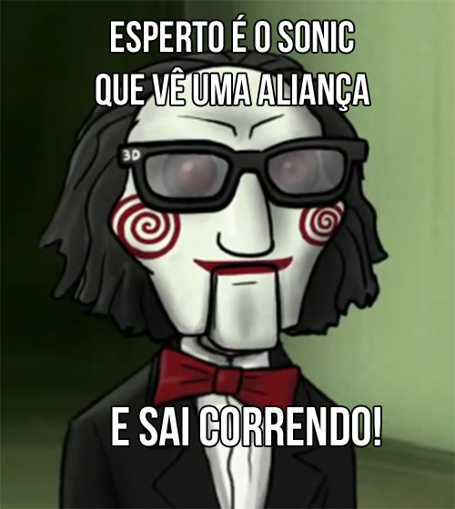 Sonic Malandro! @jigsawcomico - meme