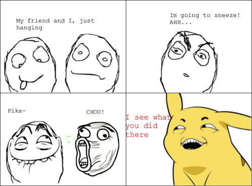 I ate pikachu - meme