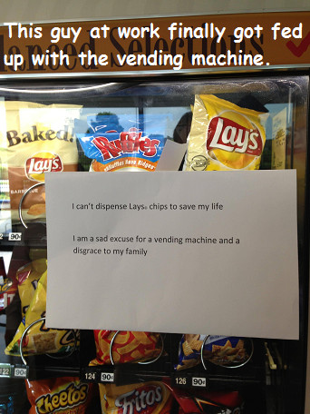 Vending Machine Rage - meme