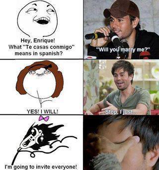 Enrique got riquerolled... - meme