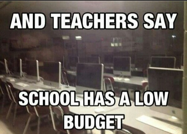 Teachers are scums - meme