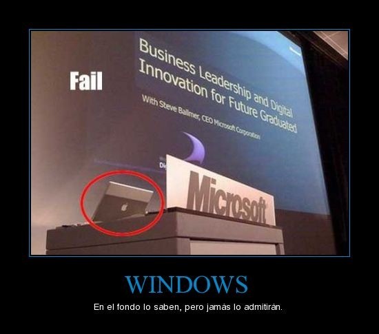A la mierda Windows diria Bill Gates - meme