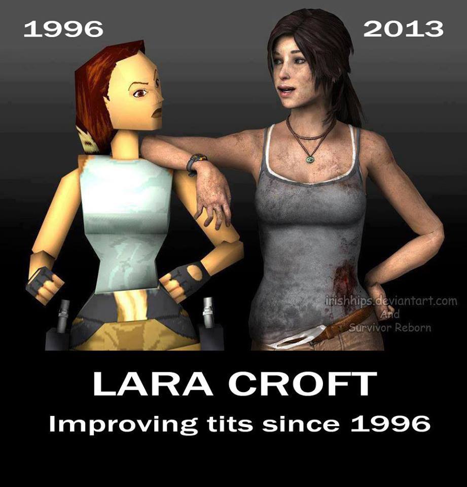 @title Does Lara look like Elie from last of us but all grown up? - meme
