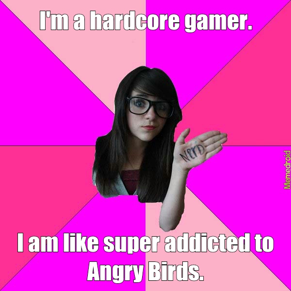 angry birds nerd - meme