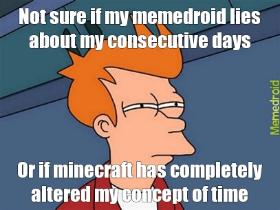 minecraft time - meme