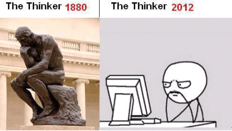 The Thinker,deltaelitecolt,meme,memes,gifs,funny,pictures,pics,gif,comic.