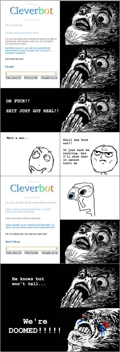 Oh Cleverbot... - meme