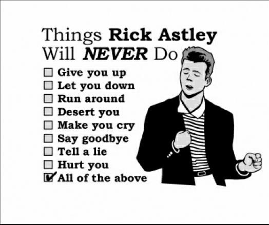 never gonna give never gonna give - meme