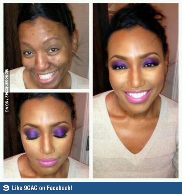 power of makeup - meme