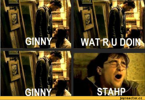 Don't stop, Ginny - meme
