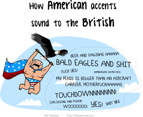 I wonder what other country think of americas accent? - meme