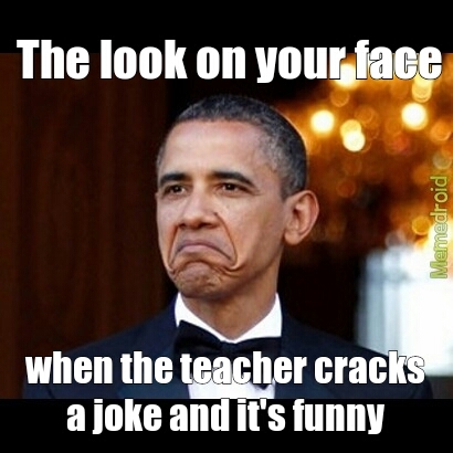 teacher's joke - meme