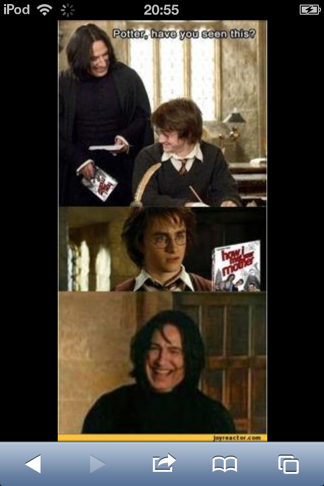 Snape and Harry  - meme