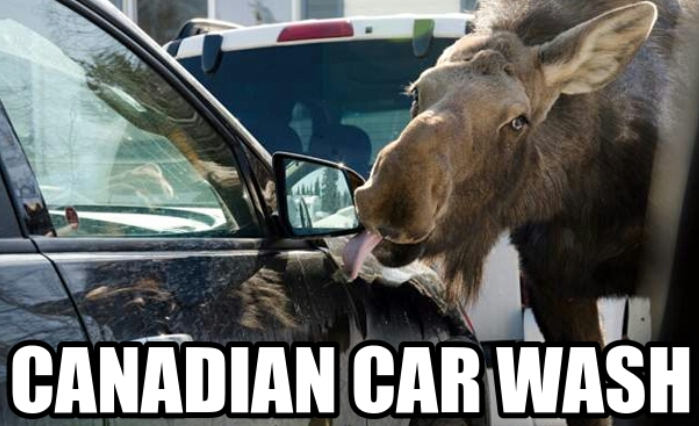 Canadian car wash - meme