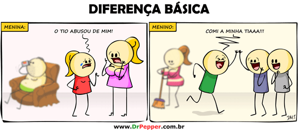 meninas vs meninos - meme