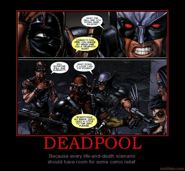 Deadpool is awesome - meme