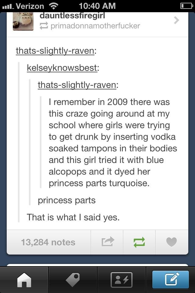 Princess parts - meme