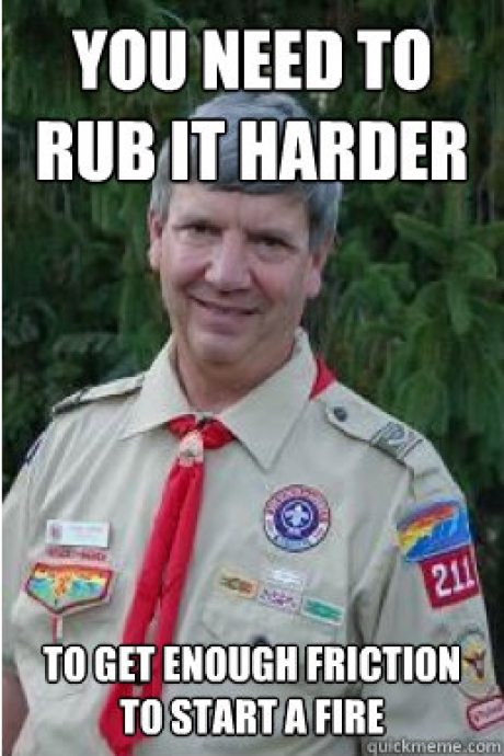 Scouts leader - meme
